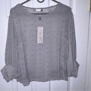 Sheer Crop top, Size Small